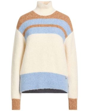 Herno Cosy Winter Jumper With A High Collar - Blue