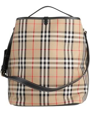 Burberry Shoulder Bag Cotton, Polyester, Calfskin - Multicolour