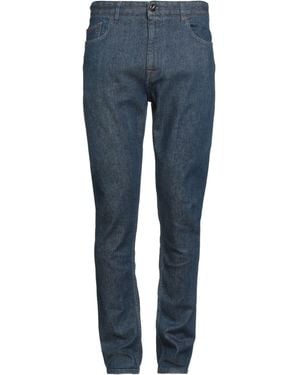 Isaia Jeans Cotton, Elastane - Blue