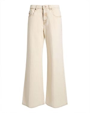 DIESEL Ivory Jeans Cotton, Elastane - Natural