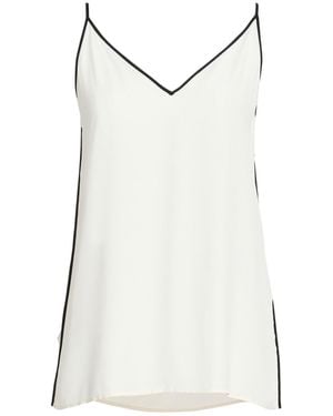 SIMONA CORSELLINI Ivory Top Acetate, Silk - White