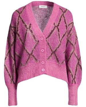 Gran Sasso Dark Cardigan Mohair Wool, Polyamide, Wool - Pink