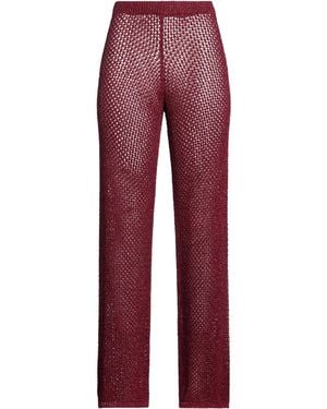 ViCOLO Trousers Viscose, Metallic Fibre - Red