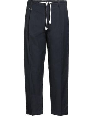 Paolo Pecora Midnight Pants Cotton, Elastane - Blue