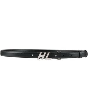 Helmut Lang Belt Leather - White