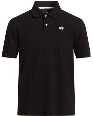 La Martina Polo Shirt Cotton - Black