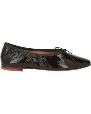 Mansur Gavriel Dream Ballerina Dark Ballet Flats Leather - Black