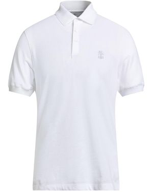 Brunello Cucinelli Poloshirt - Weiß