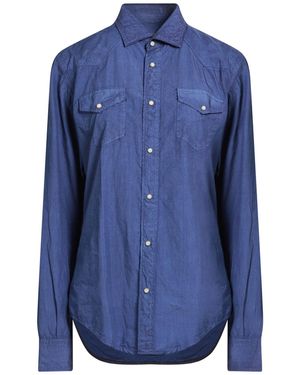 Eleventy Shirt Cotton - Blue