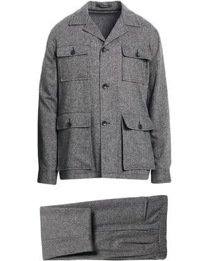 Tagliatore Suit Virgin Wool, Polyamide, Silk, Elastane - Gray