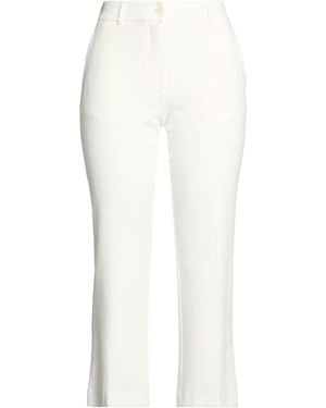 Jucca Pants Viscose, Polyester, Elastane - White