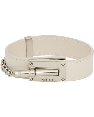 Amiri Bracelet Soft Leather - Natural