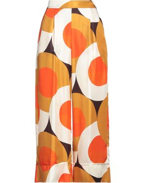 Beatrice B. Ivory Pants Silk - Orange