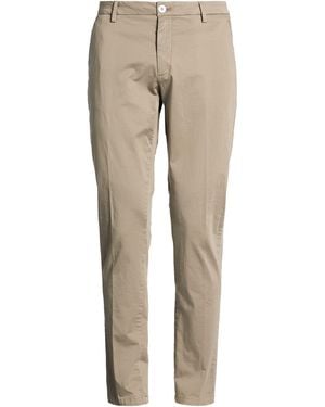 Aglini Khaki Pants Cotton, Elastane - Natural