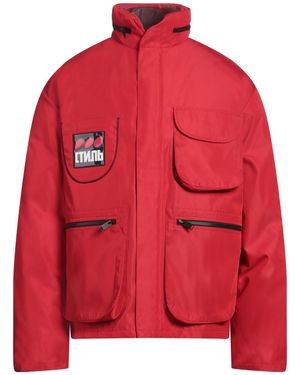 Heron Preston Puffer Polyester - Red