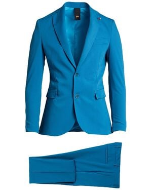 MULISH Suit Polyester, Viscose, Elastane - Blue