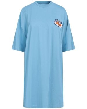 Opening Ceremony Mini Dress Cotton, Polyester - Blue