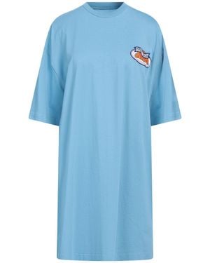 Opening Ceremony Mini Dress Cotton, Polyester - Blue
