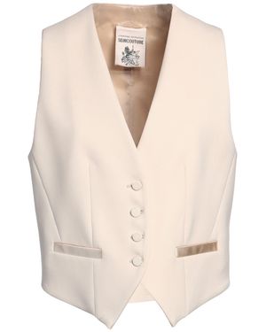 Semicouture Waistcoat - Natural