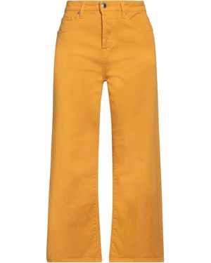 TRUE NYC Marigold Pants Cotton, Elastane - Orange