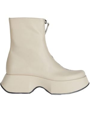 Vic Matié Ankle Boots Leather - White
