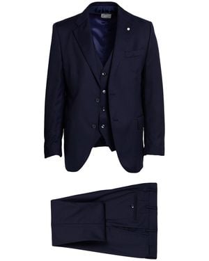 L.B.M. 1911 Suit Virgin Wool - Blue
