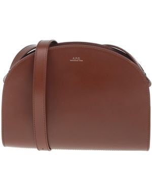 A.P.C. Bolso con bandolera - Marrón
