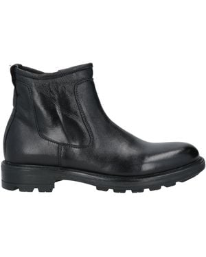 CafeNoir Ankle Boots Textile Fibers - Black