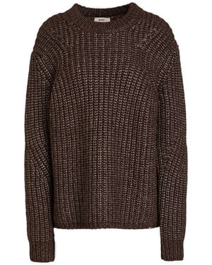 Herno Jumper Wool, Polyamide, Alpaca Wool - Brown