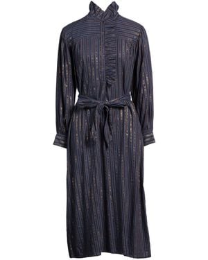 Antik Batik Midi Dress Viscose, Lurex - Blue