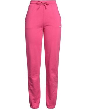 MSGM Fuchsia Pants Cotton - Pink