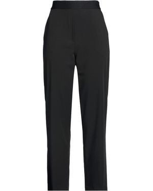 RUE DU BAC Trousers Polyester, Viscose, Elastane - Black