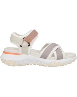 Geox Light Sandals Textile Fibers - White