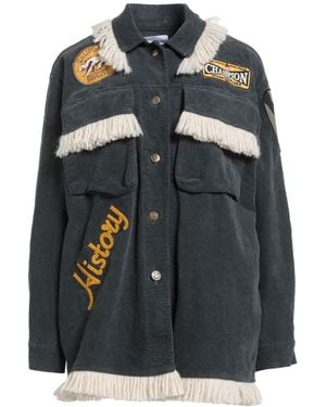 History Repeats Lead Shirt Cotton, Elastane - Gray