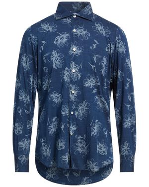 Finamore 1925 Denim Shirts - Blue