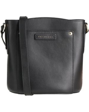 The Bridge Cross-Body Bag Leather - Black