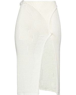 ANDREADAMO Midi Skirt - White