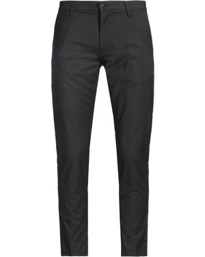 Trussardi Charcoal Pants Polyester, Viscose - Gray