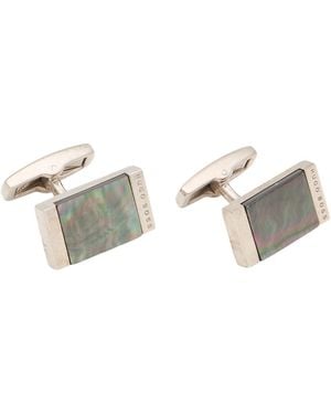 BOSS Cufflinks And Tie Clips Metal - Gray