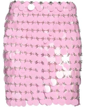 Rabanne Mini Skirt - Pink