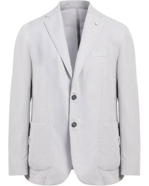 L.B.M. 1911 Blazer Lyocell, Linen, Cotton - Grey