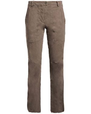 Masnada Military Trousers Linen, Viscose, Elastane - Grey