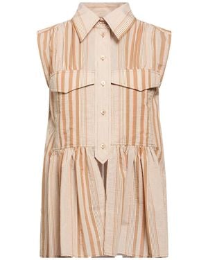 Alberta Ferretti Shirt Cotton, Polyester - Natural