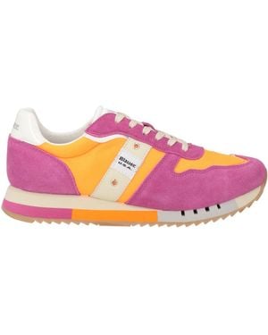 Blauer Sneakers - Rosa