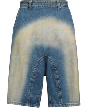 Y. Project Denim Shorts Cotton - Blue