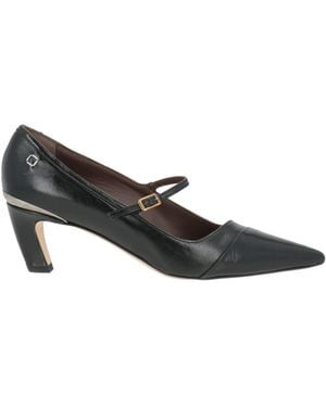 Collection Privée Court Shoes Leather - Black