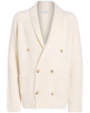 Gran Sasso Ivory Cardigan Virgin Wool - Natural