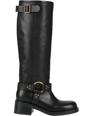 P.A.R.O.S.H. Boot Leather - Black