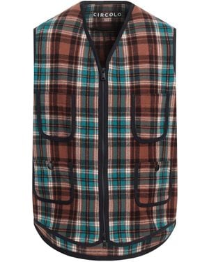 Circolo 1901 Vest Virgin Wool - Brown