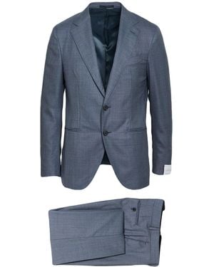 Caruso Suit Wool - Blue
